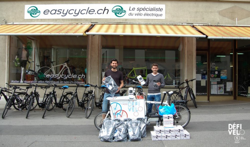 Easycycle soutient D&eacute;fi V&eacute;lo